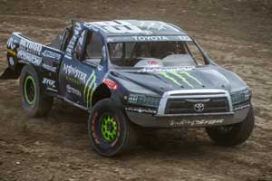 CJ Greaves in his Monster Energy Toyota Maxxis Tire Pro-2
