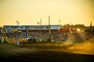 Johnny and CJ Greaves perform at the Big House Crandon International Raceway