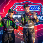 CJ and Johnny Greaves on the podium at Antigo WI