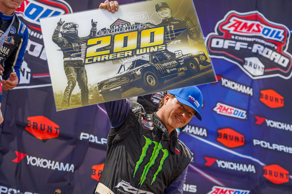 CJ Greaves celebrates career win number 200